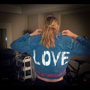 Custom Painted Denim